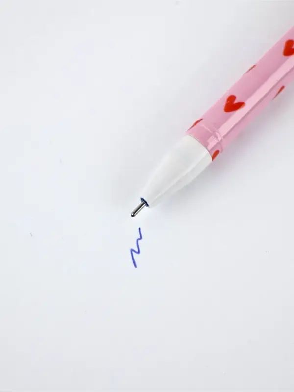 Ручка пластик пиши-стирай с колпачком Ручка пластик пиши-стирай с колпачком "Люби себя", синяя паста, гелевая 0,5 мм