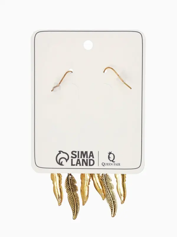 Серьги висячие &laquo;Бабочка. Ловец снов&raquo;, метал, цвет чернёное золото