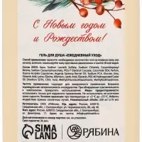 Гель для душа, с витаминами, мочевиной и д-пантенолом, аромат: морозная рябина, 250 мл РЯБИНА