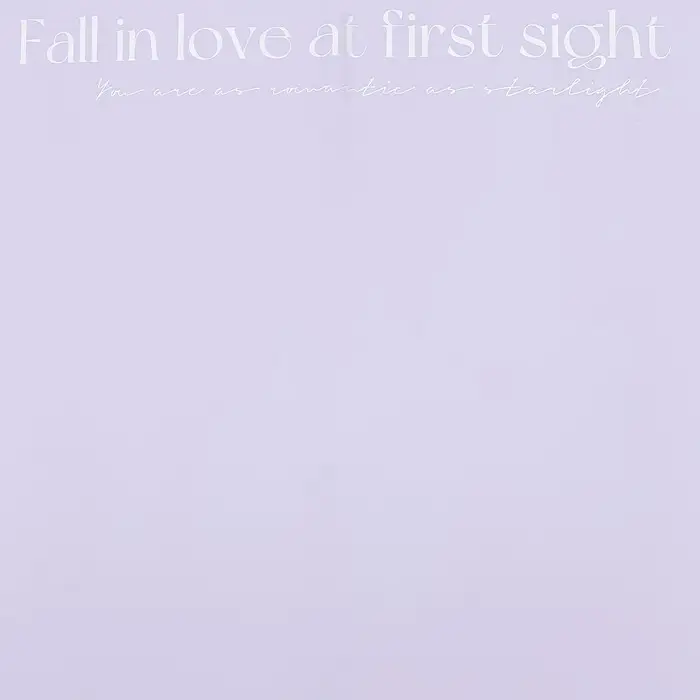 Пленка для цветов матовая, «Любовь», 58×58 см, фиолетовый