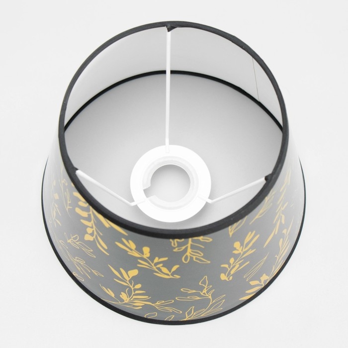 Абажур Абажур "Листья" Е14 серый 20x20x15 см