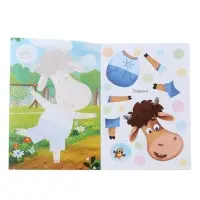 Книга - аппликация &laquo;Буренка Даша. Веселая игра&raquo;, А5, 14 стр.