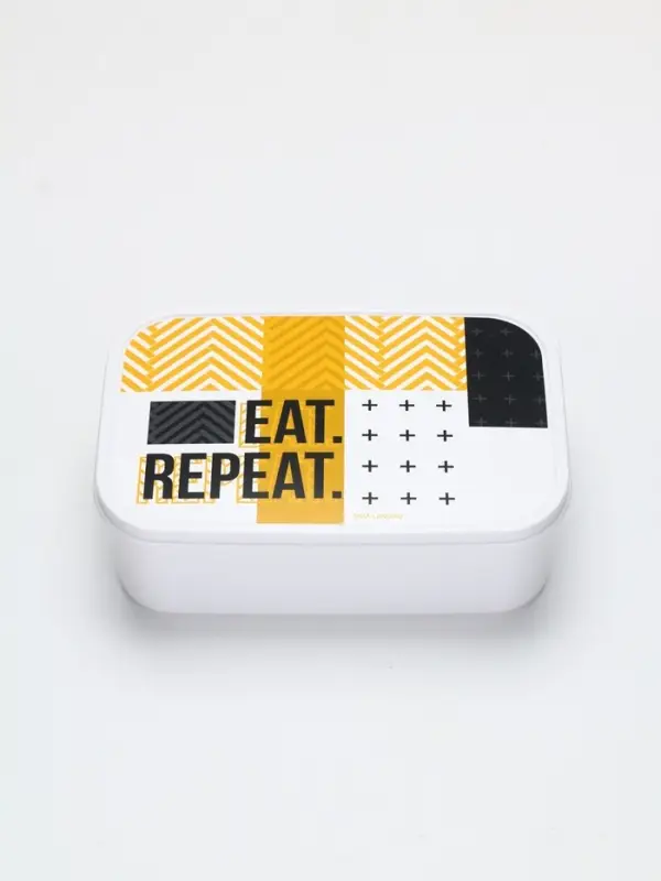 Ланч - бокс прямоугольный &laquo;EAT.REPEAT&raquo;, 1200 мл