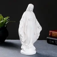 Фигурка гипс &laquo;Дева Мария&raquo;, белая, 23 см