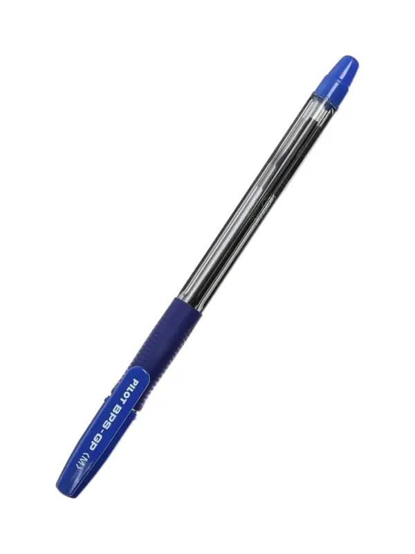 Набор шариковых ручек Pilot BPS-GP, 4 штуки, синий стержень, на масляной основе, узел 1.0 мм, резиновый упор