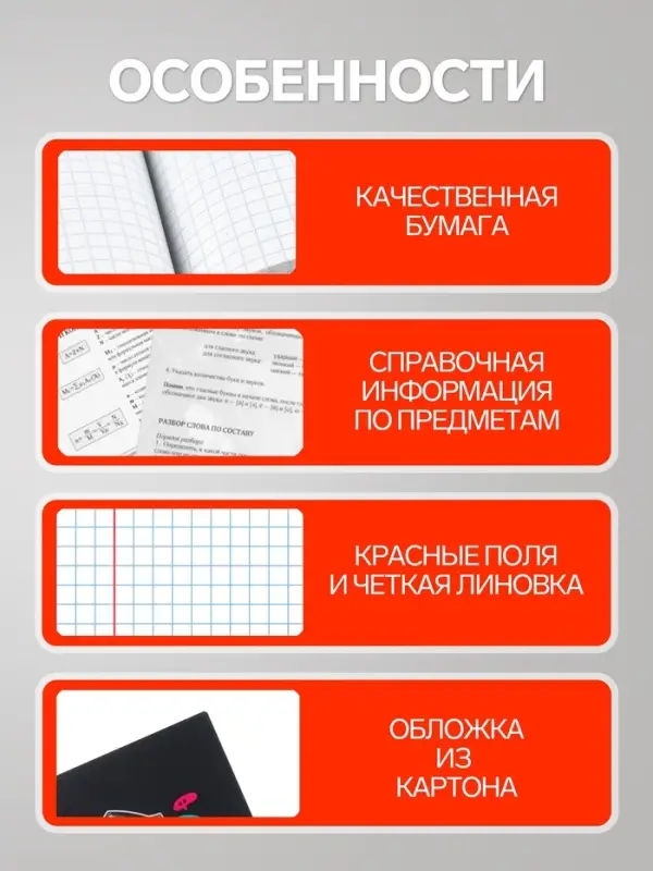 Предметная тетрадь по информатике Calligrata TOP &laquo;Кеды&raquo;, 48 листов, в клетку, со справочным материалом, картонная обложка
