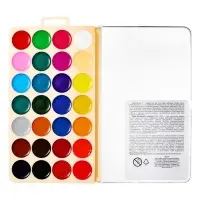 Акварель &laquo;Луч. Школа творчества&raquo;, 28 цветов, без кисти