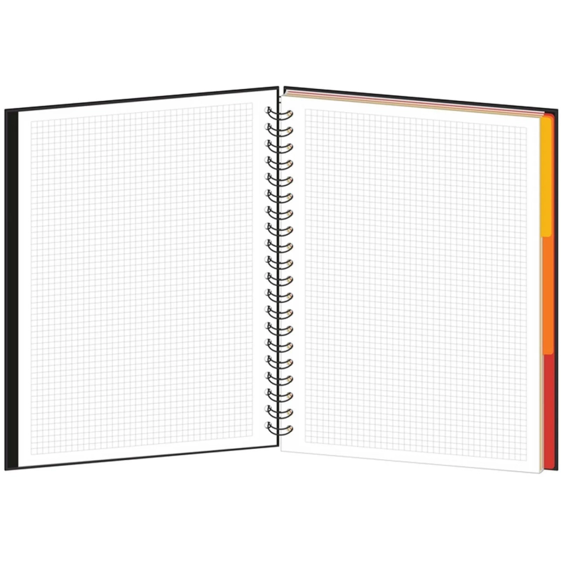 Бизнес-тетрадь Wisdom 9 А4,120л,200х274, 3 разд, клетка, диз 4, 0009