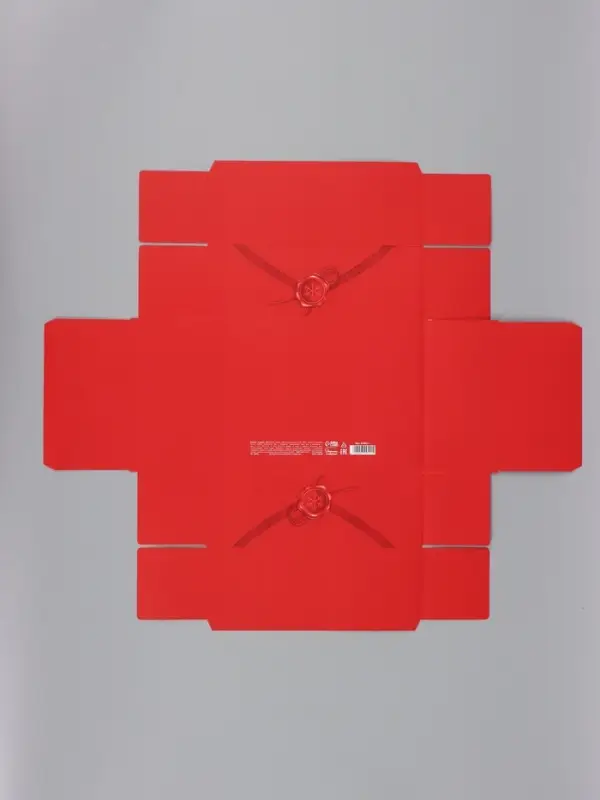 Коробка подарочная складная, крышка - дно, с окном &laquo;С Новым Годом&raquo; 24&times;17&times;8 см