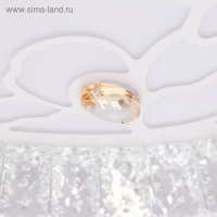 Люстра c ПДУ 661621 LED 90Вт 3 режима 3000-6000К диммер белый 50х50х9 см BayerLux