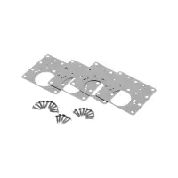 Ремкомплект для мебельной петли ТУНДРА, 8х8 см, набор 4 шт