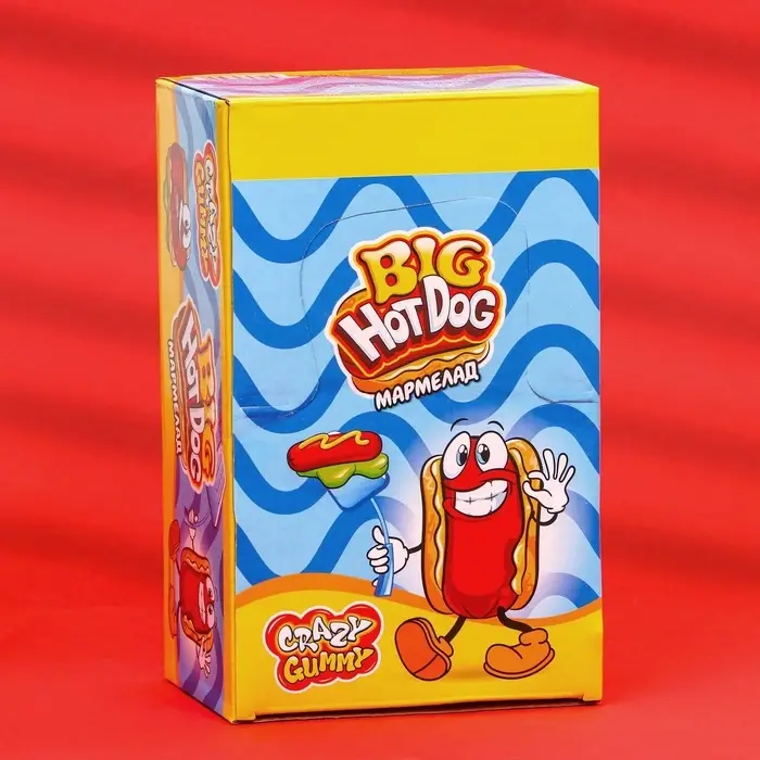 Мармелад жевательный HOT DOG, 18 г Мармелад жевательный HOT DOG, 18 г