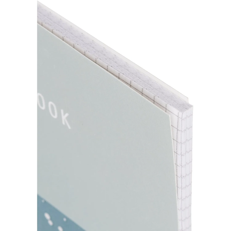 Бизнес-тетрадь Flakes blue обложка УФ лак, спираль, А5, 48л, клетка