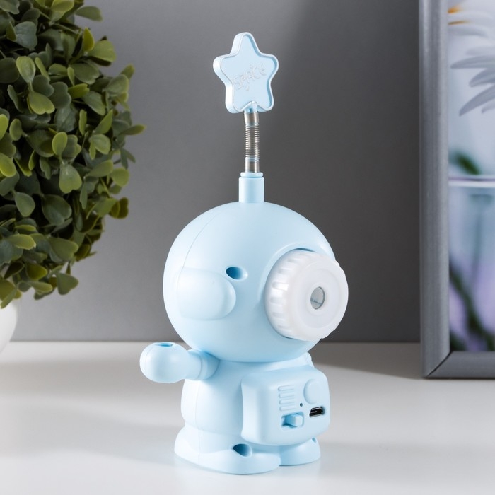 Настольная лампа  Настольная лампа "Астронавт со звездой" МИКС LED 3Вт USB АКБ 9х7х19 см RISALUX