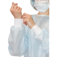 Халат хирург. стер, ЕВРО, рук.манж, дл.140 см, р.54-56, пл.25, смс, 1шт