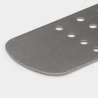 Лопатка перфорированная Доляна, 37&times;7.2 см, нержавеющая сталь, чёрная