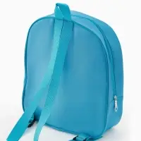 Рюкзак детский 27*10*30, отд на молнии, капибара голубой