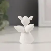 Фигурка полистоун &laquo;Девочка ангел с двумя хвостиками&raquo;, белый, 3.5&times;3&times;5.5 см, МИКС