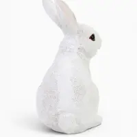 Садовая фигура из полистоуна &laquo;Заяц-беляк&raquo;, 15&times;15&times;25 см