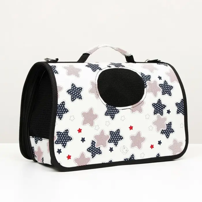 Сумка - переноска для животных &laquo;Звёзды&raquo;, размер L, 53&times;21&times;29 см