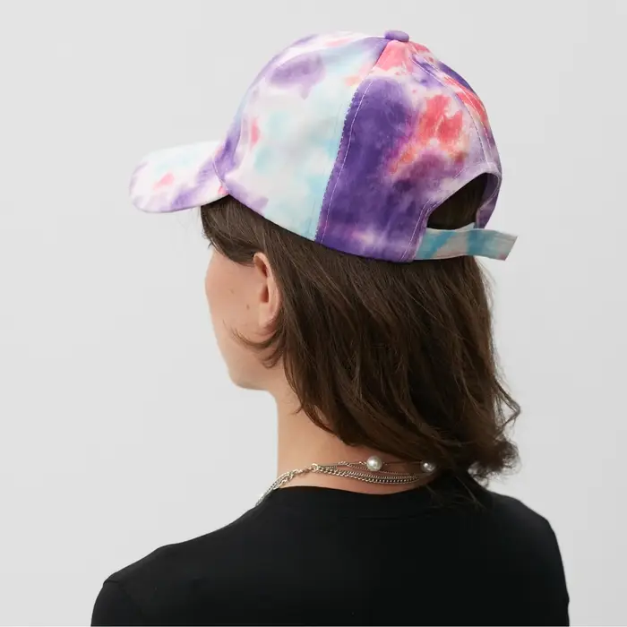 Кепка женская Tie-dye MINAKU, цвет фиолетовый, размер 56-58