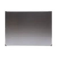 Доска магнитно-маркерная Calligrata, 90&times;120 см, черная, с полочкой, в алюминиевой рамке