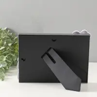 Фоторамка пластик 13х18 см "Пандочка с бамбуком" серый, горизонталь 3,5х24,5х19 см