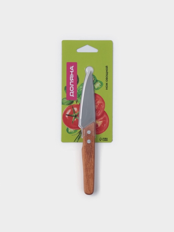 Нож кухонный для овощей Доляна «Усадьба», лезвие 8.9 см, нержавеющая сталь Нож кухонный для овощей Доляна «Усадьба», лезвие 8.9 см, нержавеющая сталь