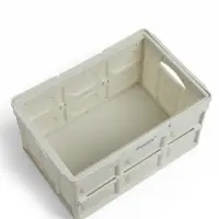 Стол - корзина maclay 2 в 1, складная, 15 л, 33&times;22&times;17/4.5 см, светло-серая