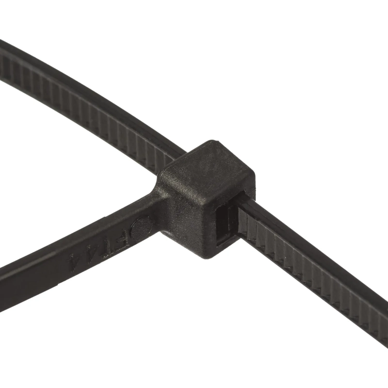 Хомут стяжка нейлоновая Topfort 4х300 (3,6х300 мм) чёрный 100 шт/уп