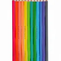 Карандаши 12цв, Hatber, заточ, трехгр, коробка, европодвес 72213