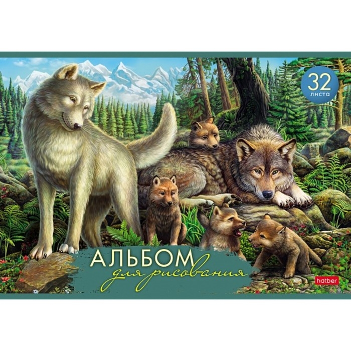 Альбом для рисования А4, 32 листа на скрепке Альбом для рисования А4, 32 листа на скрепке "Давай дружить", МИКС