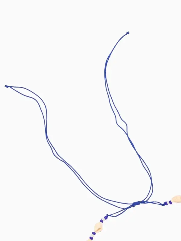 Ожерелье с ракушками &laquo;Халия&raquo;, длина 35 см, синее
