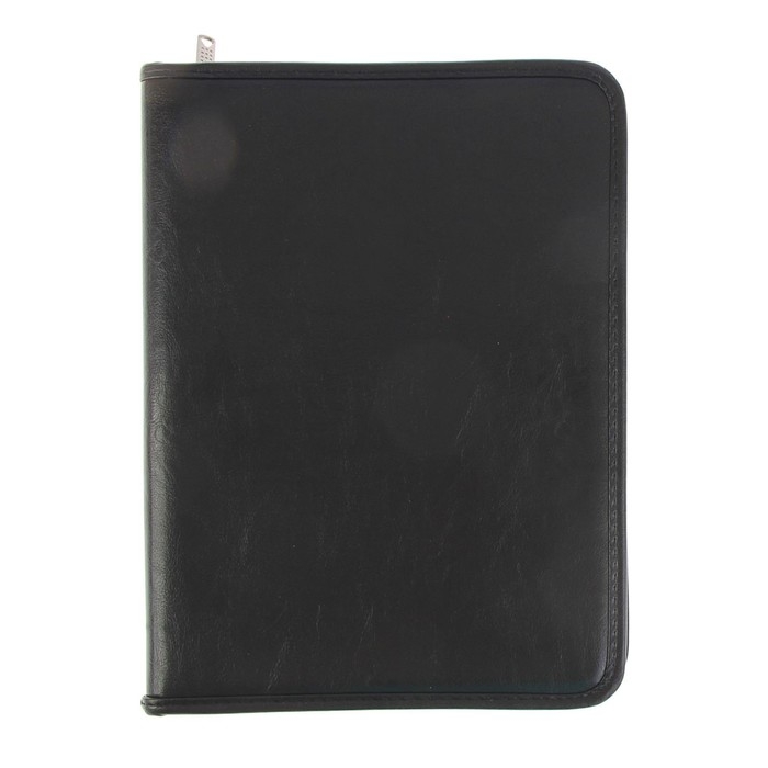 Папка деловая, искусственная кожа, для бумаг, 270 х 350 х 30 мм, 6Д01 Папка деловая, искусственная кожа, для бумаг, 270 х 350 х 30 мм, 6Д01 "Люкс", чёрная