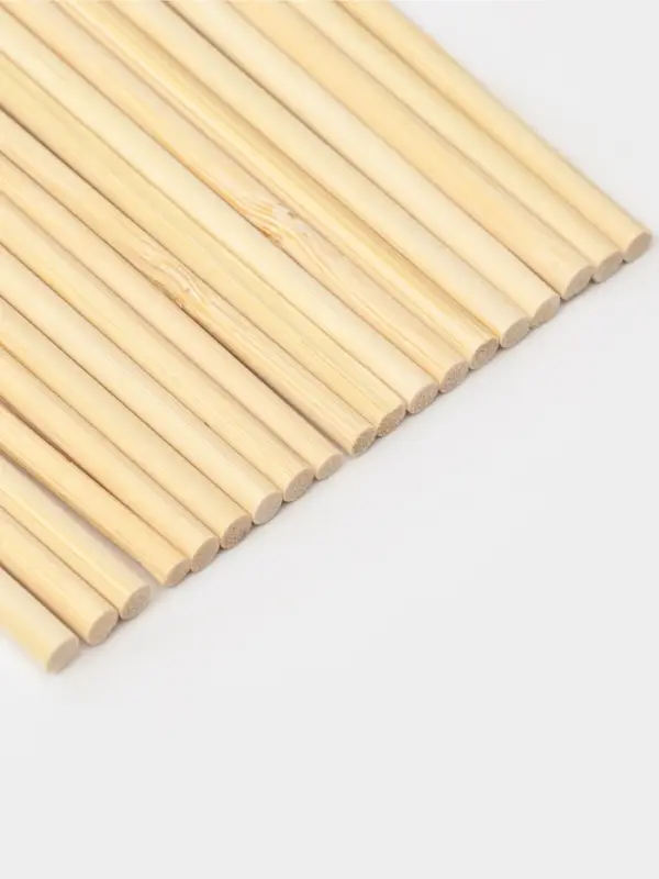 Палочки-дюбели для кондитерских изделий Доляна, 30 см, d=5 мм, набор 20 шт., бамбук