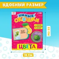 Книжка картонная с окошками &laquo;Цвета&raquo;, 10 стр.