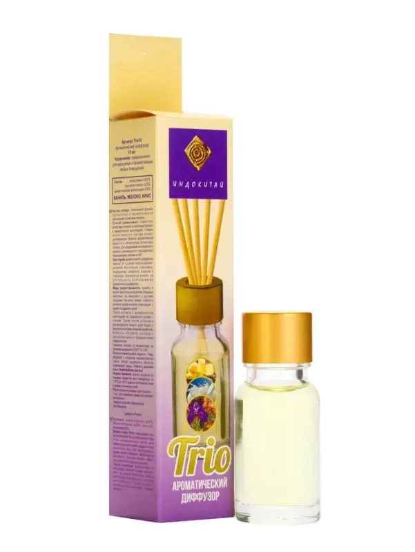 Диффузор ароматический Диффузор ароматический "Ваниль, молоко, ирис" 10 мл