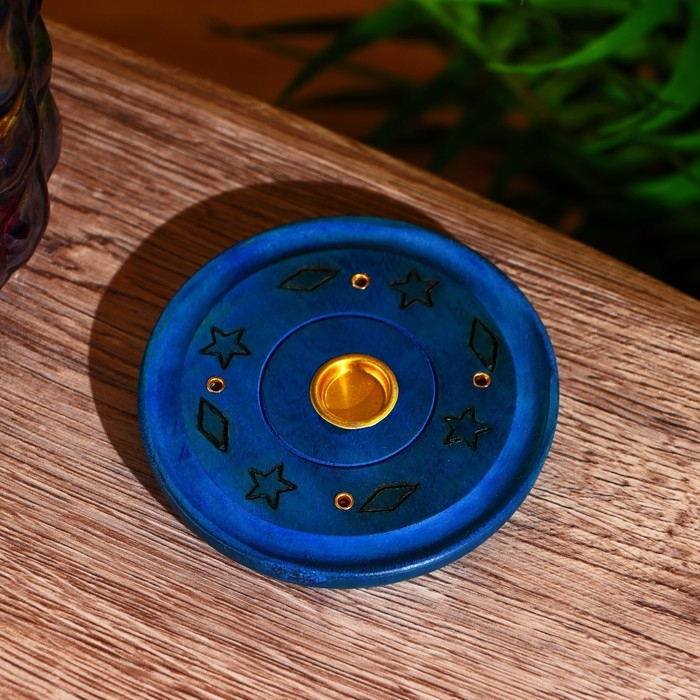 Подставка под благовония  Подставка под благовония "Яркие цвета" 10х10х1 см МИКС