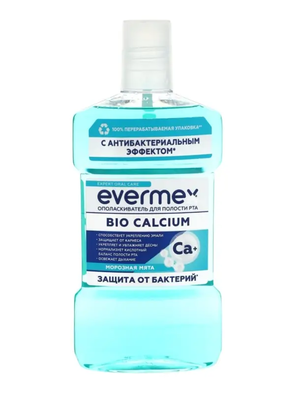 Evermex ополаскиватель для рта Bio Calcium 500 мл