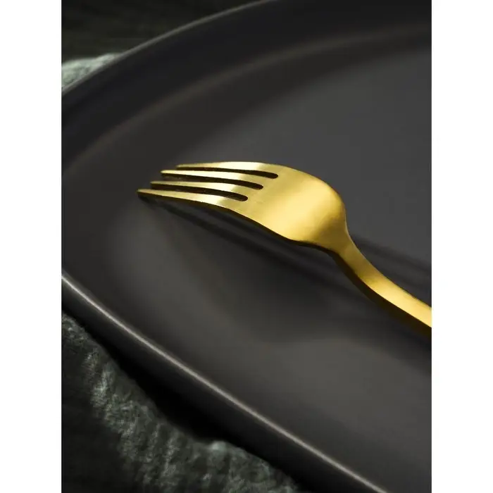 Вилка столовая из нержавеющей стали Magistro «Оску стандарт», длина 19,5 см, цвет золотой