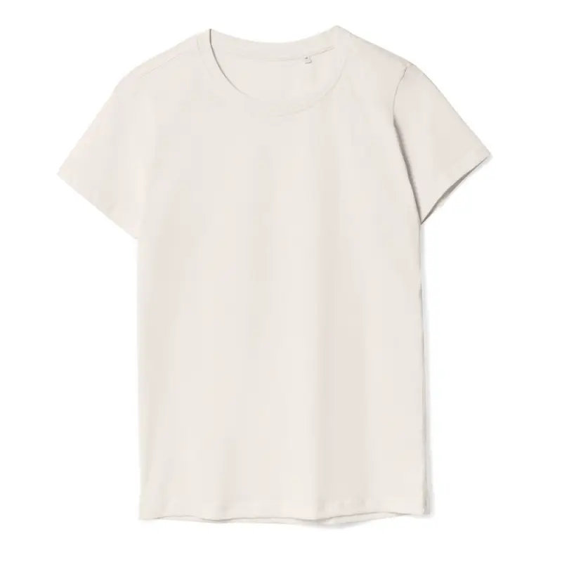 Футболка женская T-bolka Lady, молочно-белая, размер S