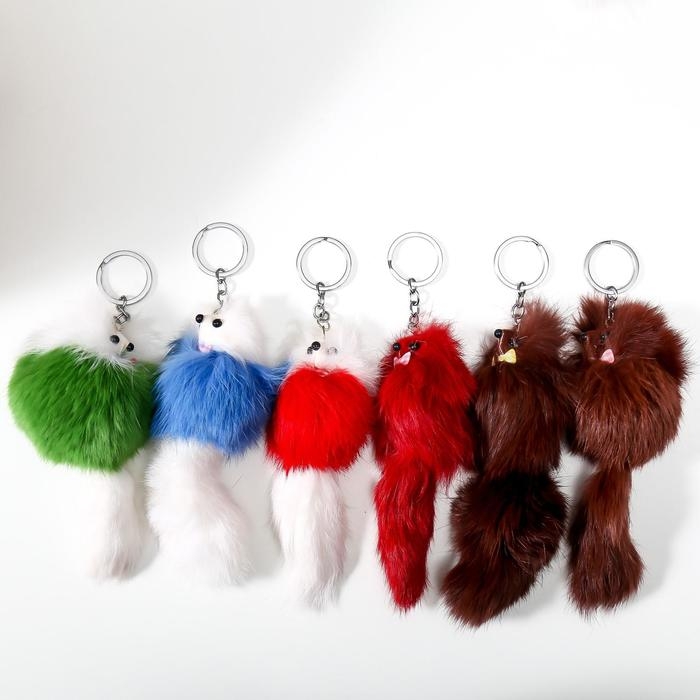 Пушистик на кольце 6,5 х 6,5 х 14 см, цвета МИКС Пушистик на кольце 6,5 х 6,5 х 14 см, цвета МИКС