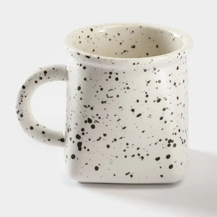 Кружка керамическая «Вдохновение», 400 мл, цвет белый Кружка керамическая «Вдохновение», 400 мл, цвет белый