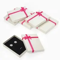 Набор коробочек подарочных 6 шт. под набор &laquo;Малина&raquo;, 13&times;18 см, бело-розовый