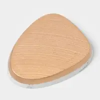 Аксессуары для ванной &laquo;Мрамор&raquo;, 3 предмета, мыльница, дозатор 230 мл, стакан, белые