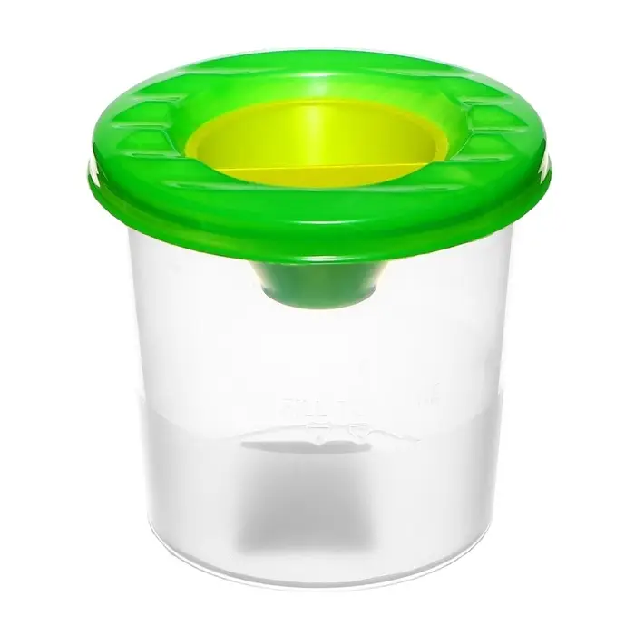 Стакан - непроливайка для рисования Calligrata, 210 мл, с заглушкой, МИКС