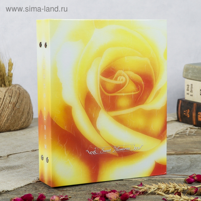 Фотоальбом на 200 фото 10х15 см Фотоальбом на 200 фото 10х15 см "Розы" МИКС