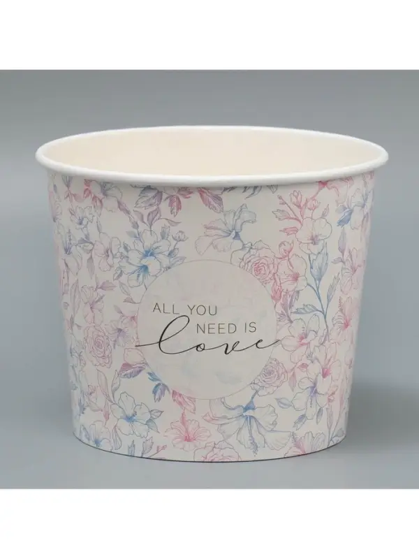 Стакан для цветов All you need is love, 1500 мл