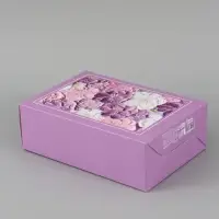 Коробка подарочная складная &laquo;Цветы&raquo;, 16&times;23&times;7.5 см