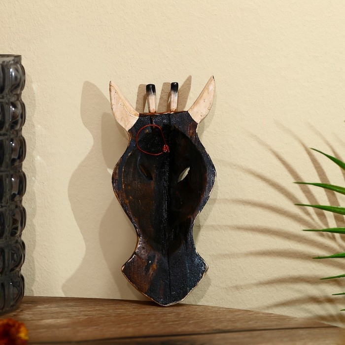 Маска Маска "Зебра" албезия 19х9х4 см